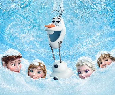 Personaggi di Frozen nella Neve - wallpaper preview