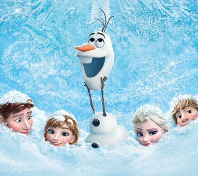 Personaggi di Frozen nella Neve - wallpaper preview