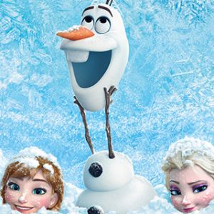 Personaggi di Frozen nella Neve