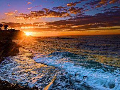 Stupenda Sunset sull'Oceano - wallpaper preview