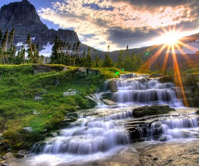 Stupendo Cascata Montanara - wallpaper preview