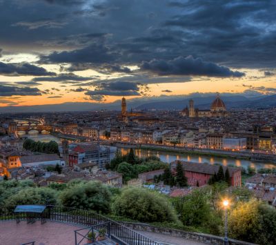 Panorama di Firenze al Tramonto - wallpaper preview