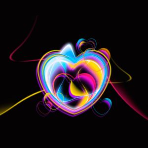 Cuore Astratto Colorato