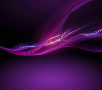 Onde Astratte Viola Vivaci - wallpaper preview