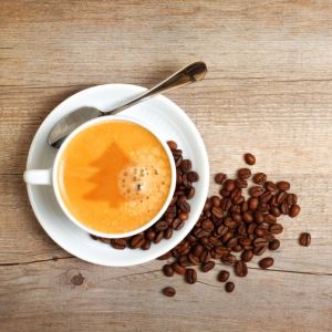 Tazza di Caffè e Chicchi