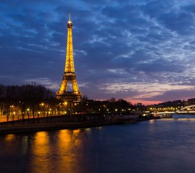 Torre Eiffel al Crepuscolo