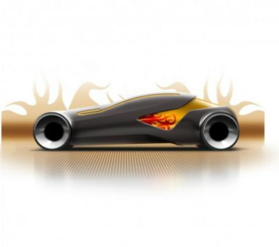 Design di Auto da Corsa Elegante