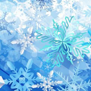 Sfondo di Fiocchi di Neve Invernali