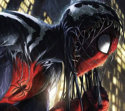 Arte di Spider-Man Venomizzato - wallpaper preview