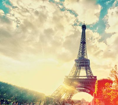 Tramonto sulla Torre Eiffel