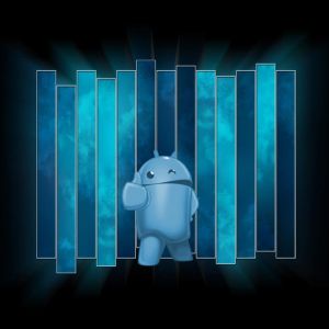 Arte del Personaggio Android Blu