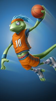Personaggio Lucertola Basket - wallpaper preview