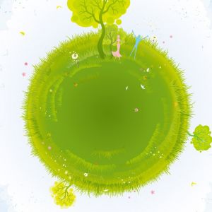 Illustrazione Pianeta Verde