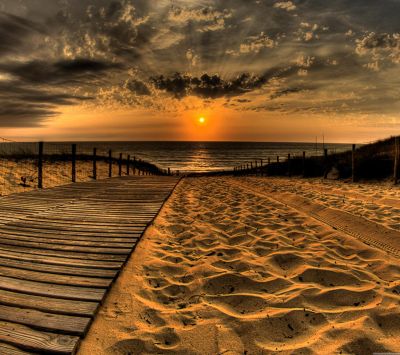 Stupenda Sunset sull'Oceano - wallpaper preview