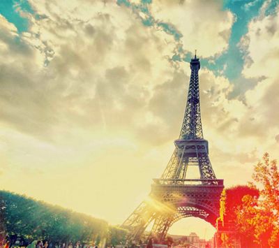 Tramonto sulla Torre Eiffel