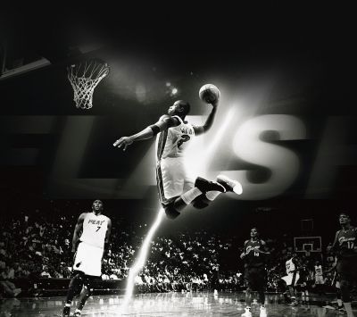 Azione di Dunk nel Basket - wallpaper preview