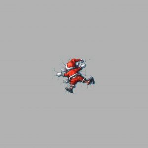 Illustrazione Giocosa di Babbo Natale