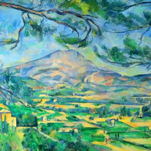 Dipinto di Paesaggio di Cézanne