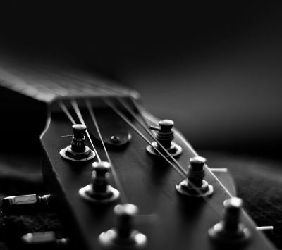 Dettaglio della Testa della Chitarra - wallpaper preview
