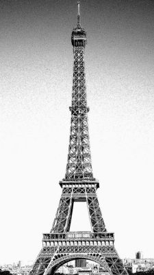 Torre Eiffel in Bianco e Nero