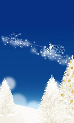 Slitta di Natale nel Cielo - wallpaper preview
