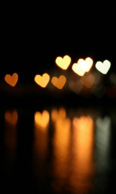 Luci Bokeh a Cuori