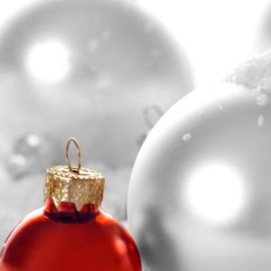 Decorazioni Natalizie Rosse e Argento