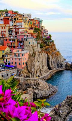 Villaggio Costiero Colorato - wallpaper preview