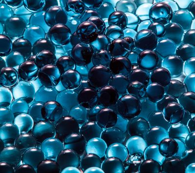 Bollicine Blu Astratte - wallpaper preview