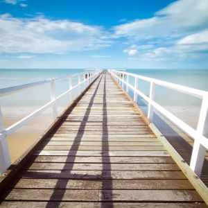 Molo sulla Spiaggia Sereno