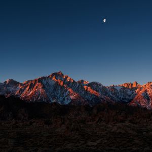 Stupenda Sunset Montagna