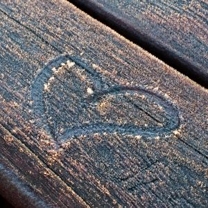 Cuore Ghiacciato Intagliato