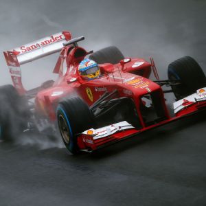 Auto da corsa Ferrari F1