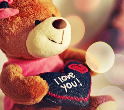 Orsetto Carino con Cuore - wallpaper preview
