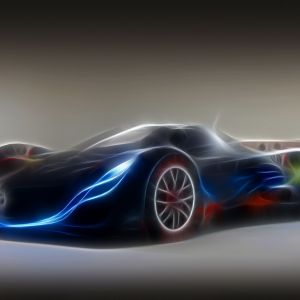 Auto da Corsa Futuristica
