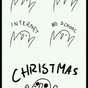 Divertente Cartone di Natale
